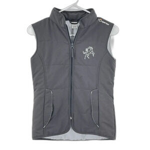 Fouganza Decathlon Sleeveless Horse Riding Vest Jacket Grey 12 Yrs‎ Old Unisex